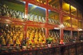 Religous Statues in Drepung Monastery